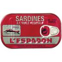 Lespadon Sardines In Vegetable Oil 125g