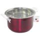 SQ Professional Stainless Steel Gems Range Ruby Stock Pot - 22cm