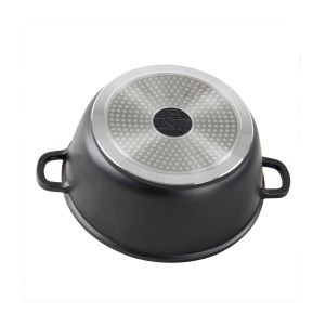 Nea Diecast Stockpot Nera W Silicone Grips 20Cm (9375)