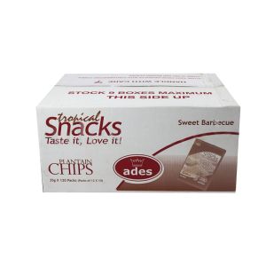 Ades Plantain Chips Barbecue 120 X 35g