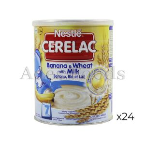 Cerelac Banana & Wheat Nestle 400G x 24