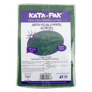 Green Nylon Scovrers 10 Pcs (CPS07)