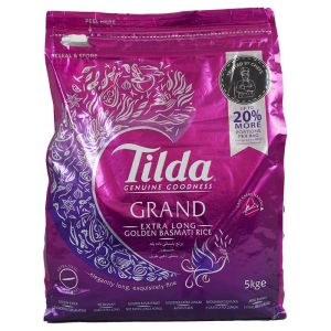 Tilda Grand Extra Long Golden Basmati Rice 5kg 