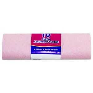 Super Bright 10 super absorbent cloths