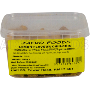 Jafro Chin Chin - Lemon 160g