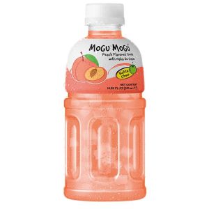 Mogu Mogu Peach Flavoured Drink with Bits 320ml 