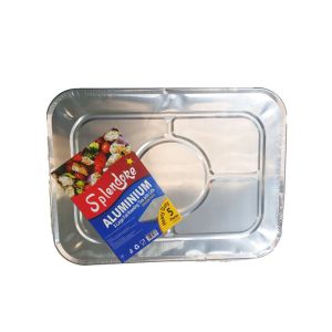 Splendore Aluminium Foil Roasting Tins XL+LID x3 (FDR77)