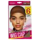 Stocking Wig Cap 6pcs lite brown (2225ltbro)