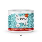Bloom Luxury Bathroom Tissue 4 Rolls 3ply x 4pcs
