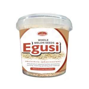  Ades Whole Egusi 250g Plastic Container