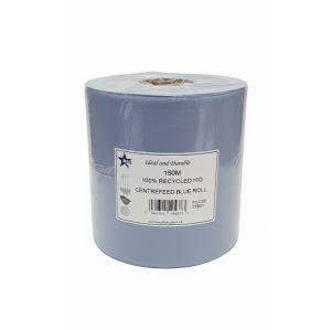 Blue Roll Centre Feed Strong Towel 150m