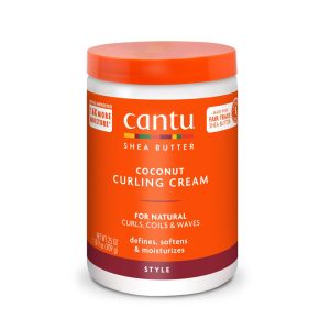 Cantu sb natural coconut curling cream jar 25oz (Can31)