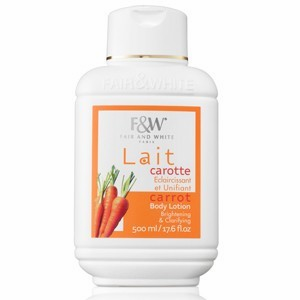 Fair & White carrot Body Lotion 500ml (Fnw21)