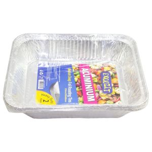 Aluminium Foil Roasting Tin - Medium, 2Pcs (FDR17)