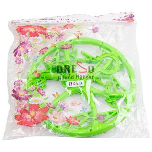 Round Hanger 12 Clips 