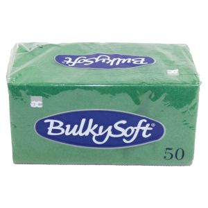 Bulky Soft Paper Napkins - Green 50 Pcs 
