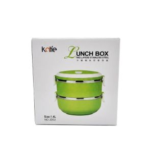 Lunch Box Two Layers Stainless Steel 1.4 ltr