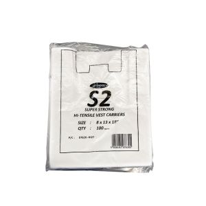 My Choice White Carrier Bags S2 (WCB07)