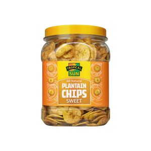Tropical Sun Plaintain Chips Bucket Sweet 450g