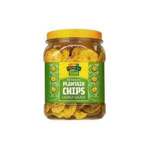 Tropical Sun Plaintain Chips Bucket Green 450g