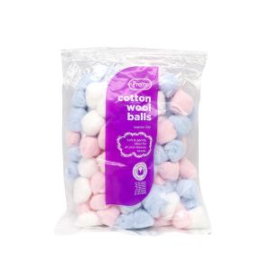 Pretty classic cotton Balls coloured 100